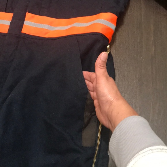 Dickies Heavy Duty Winter Coveralls Navy blue size large - Picture 4 of 14